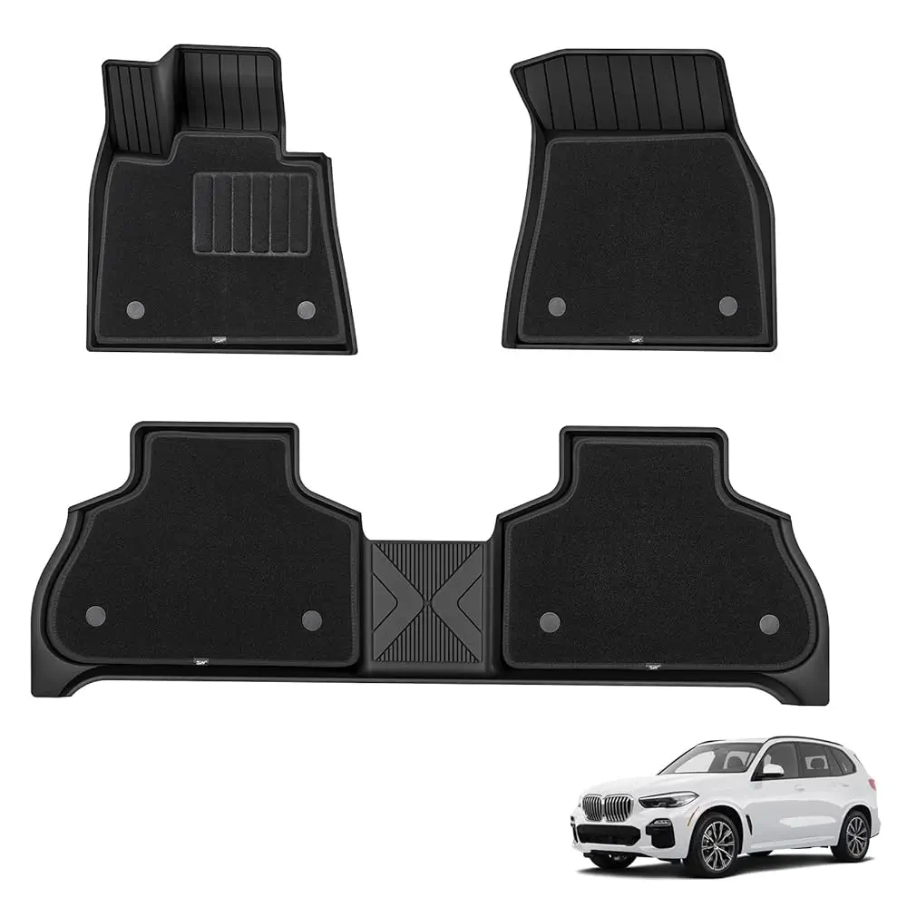 3W BMW X5 2019-2026 Custom Floor Mats / Trunk Mat Thorex™ All-Weather Protection - Image 10