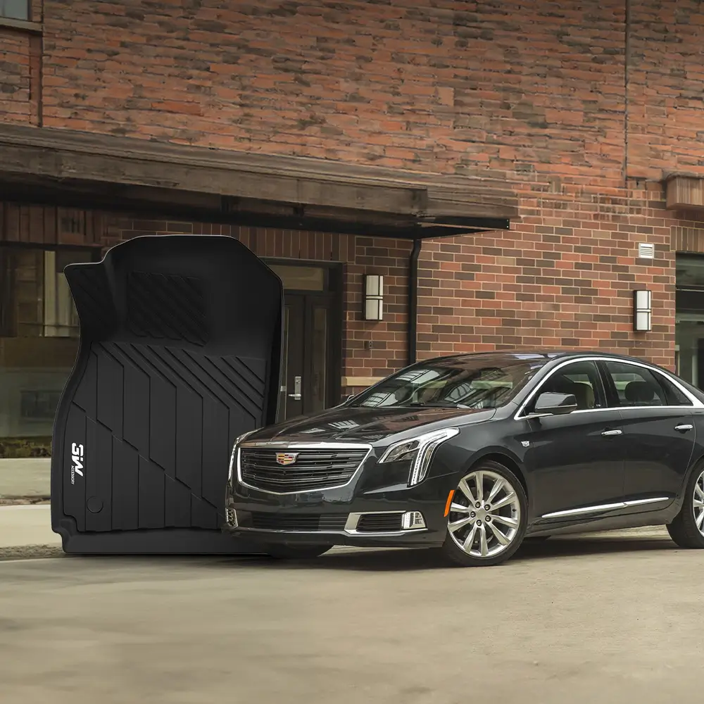 3W Cadillac XTS 2013-2019 Custom Floor Mats Thorex™ All-Weather Protection - Image 3