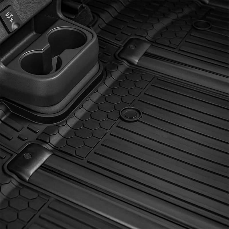 3W Toyota Sienna 8 Seat 2021-2023 Custom Floor Mats / Trunk Mat TPE Material & All-Weather Protection - Image 3