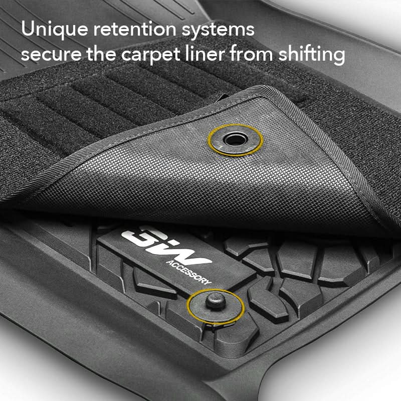 3W Ford Explorer 2020-2023 Custom Floor Mats TPE Material & All-Weather Protection - Image 10