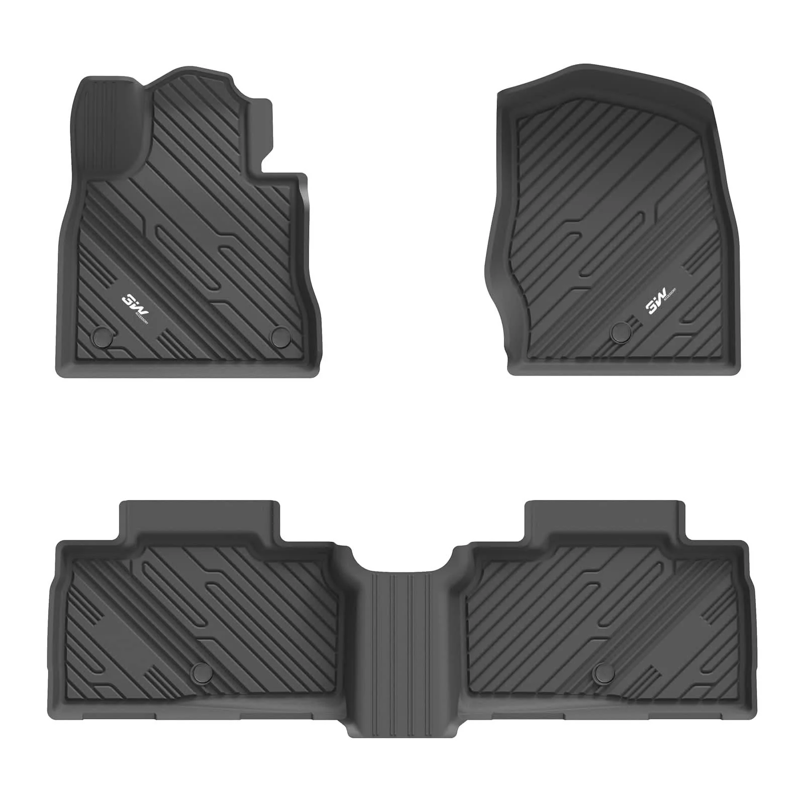3W Ford Explorer 2020-2023 Custom Floor Mats TPE Material & All-Weather Protection - Image 12