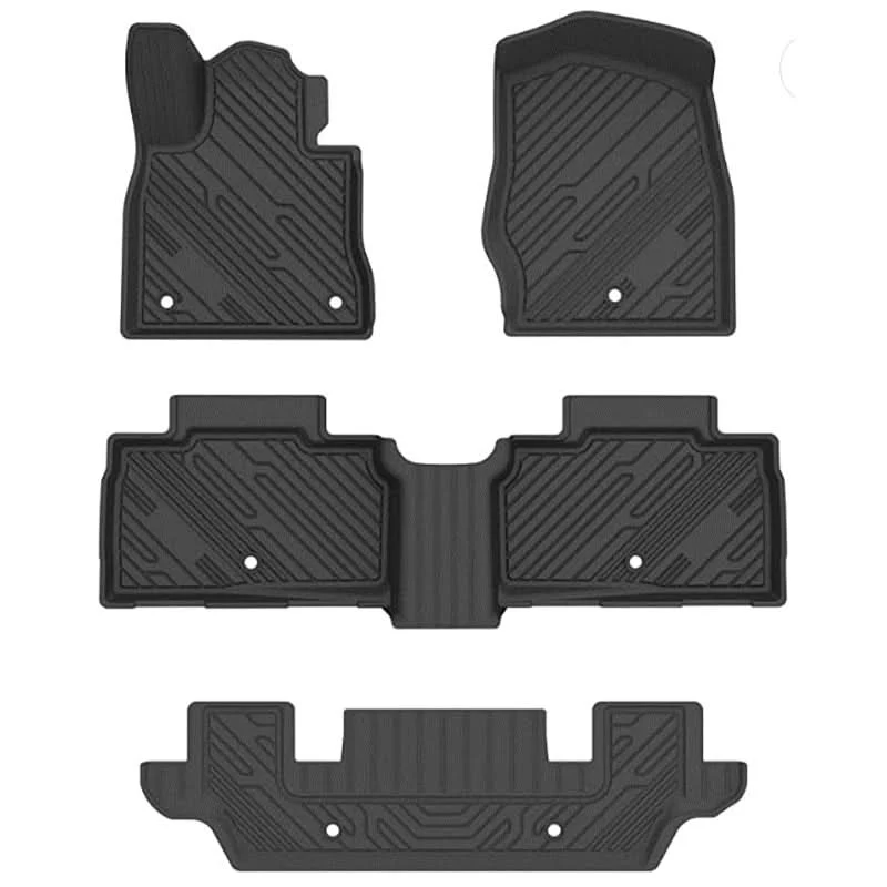 3W Ford Explorer 2020-2023 Custom Floor Mats TPE Material & All-Weather Protection - Image 3
