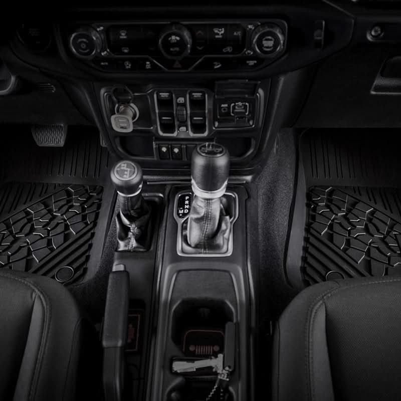 3W Jeep Wrangler JL (Non JK or 4XE) 2018-2023 Custom Floor Mats / Trunk Mat TPE Material & All-Weather Protection - Image 3