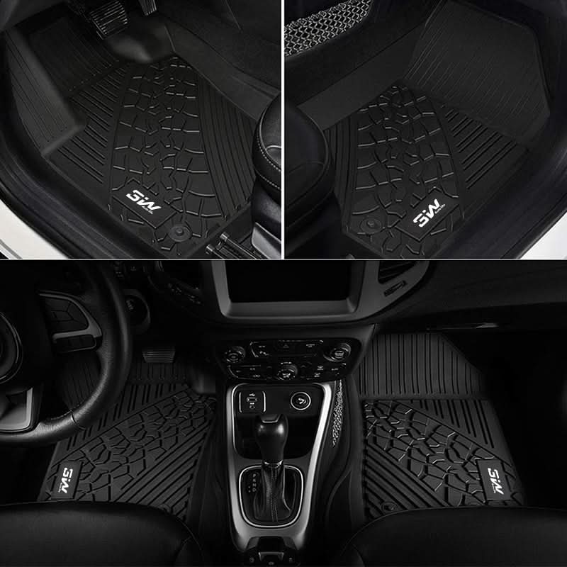 3W Jeep Wrangler JL (Non JK or 4XE) 2018-2023 Custom Floor Mats / Trunk Mat TPE Material & All-Weather Protection - Image 4