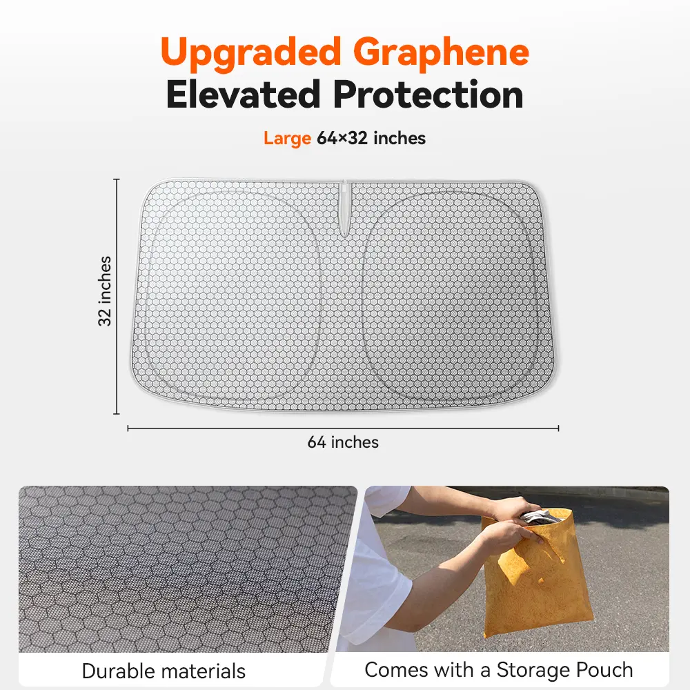 WOLFBOX Graphene Windshield Sunshade - Image 13