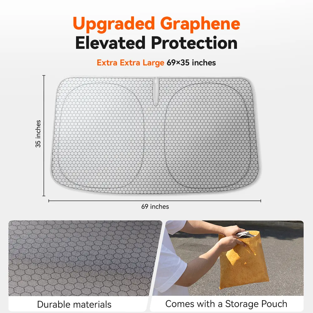 WOLFBOX Graphene Windshield Sunshade - Image 17