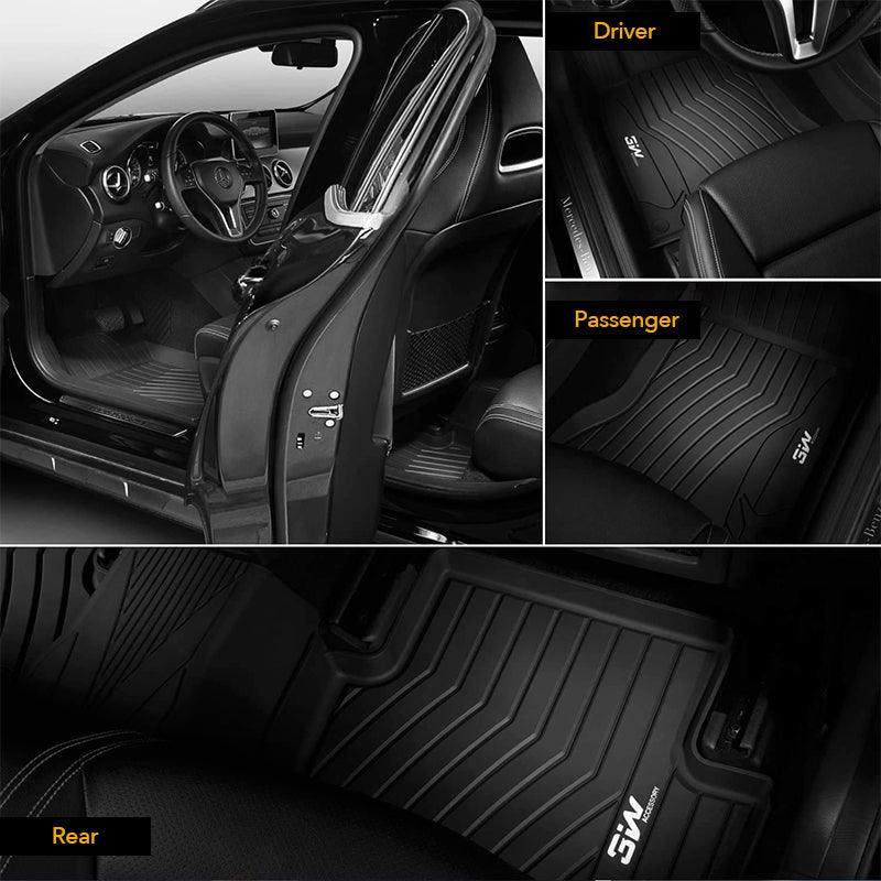 3W Mercedes-Benz CLA 2020-2026 Custom Floor Mats Thorex™ All-Weather Protection - Image 3
