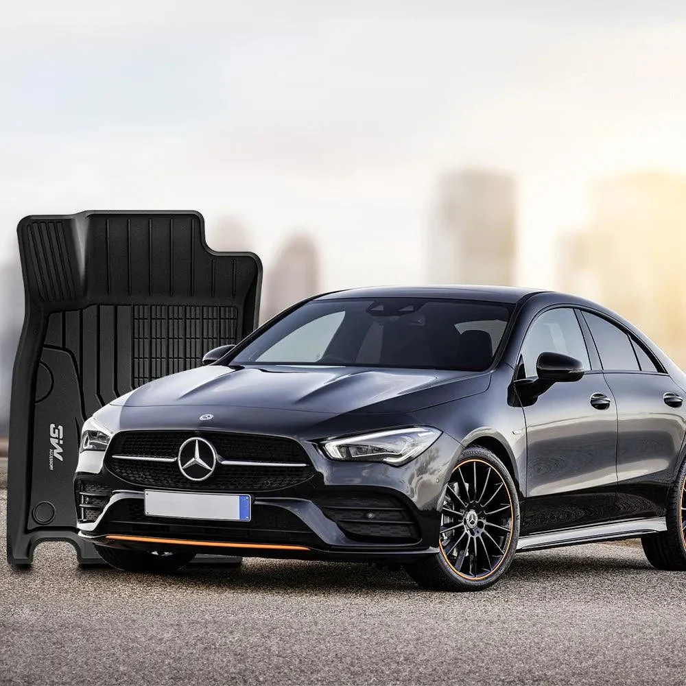 3W Mercedes-Benz CLA 2020-2026 Custom Floor Mats Thorex™ All-Weather Protection - Image 7