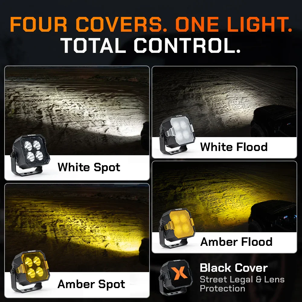 NomadRover 3" Off-Road LED Pod Lights（Pair） - Image 3