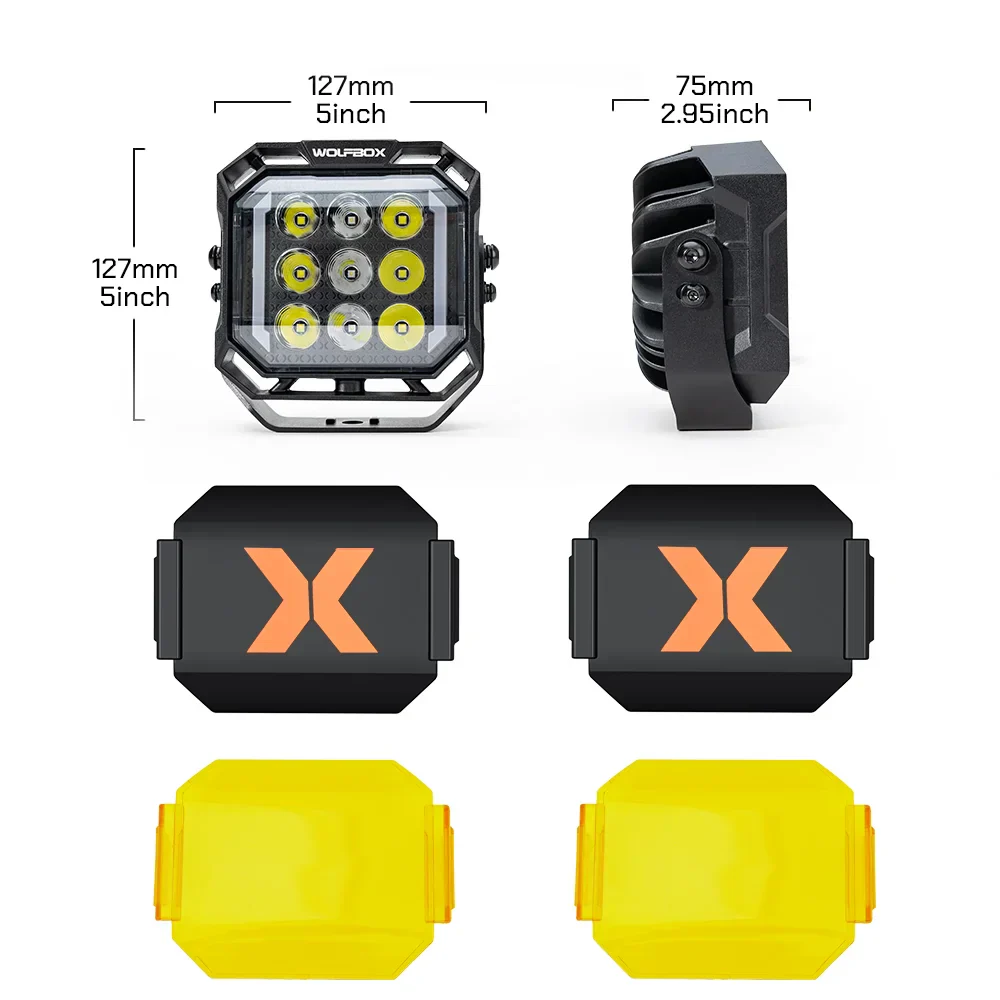 NomadRover 5" Off-Road LED Pod Lights(Pair) - Image 10
