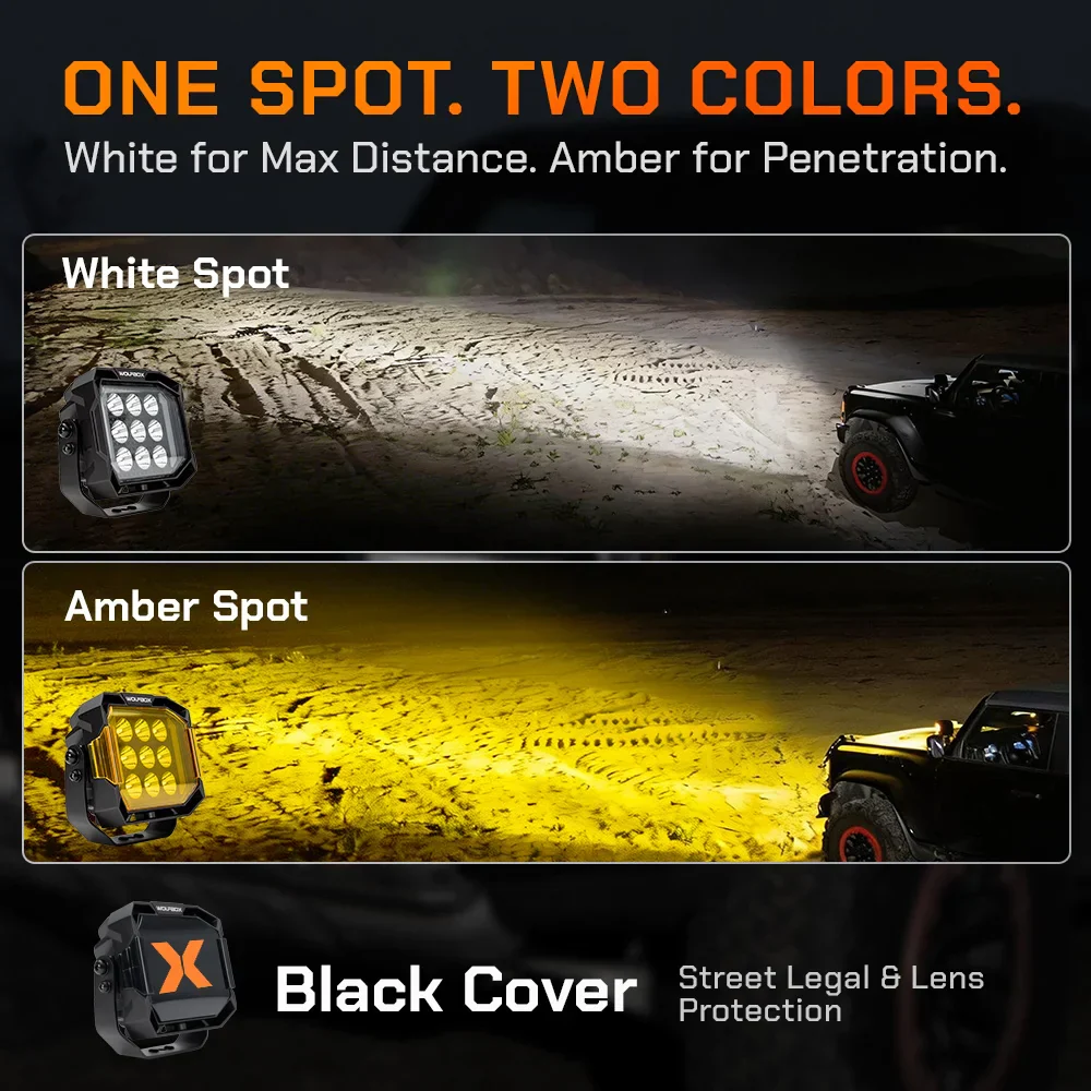 NomadRover 5" Off-Road LED Pod Lights(Pair) - Image 4