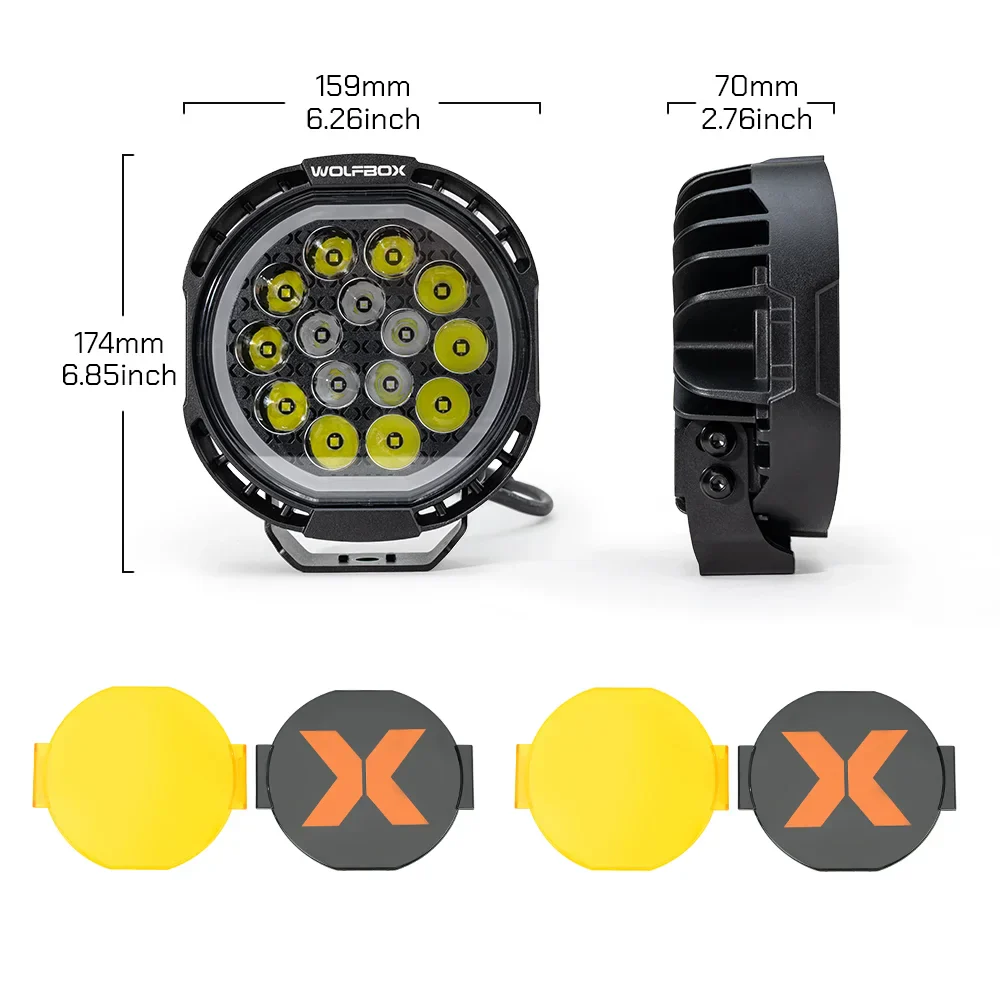 NomadRover 7" Off-Road LED Pod Lights（Pair） - Image 11