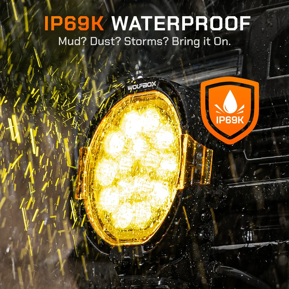 NomadRover 7" Off-Road LED Pod Lights（Pair） - Image 3