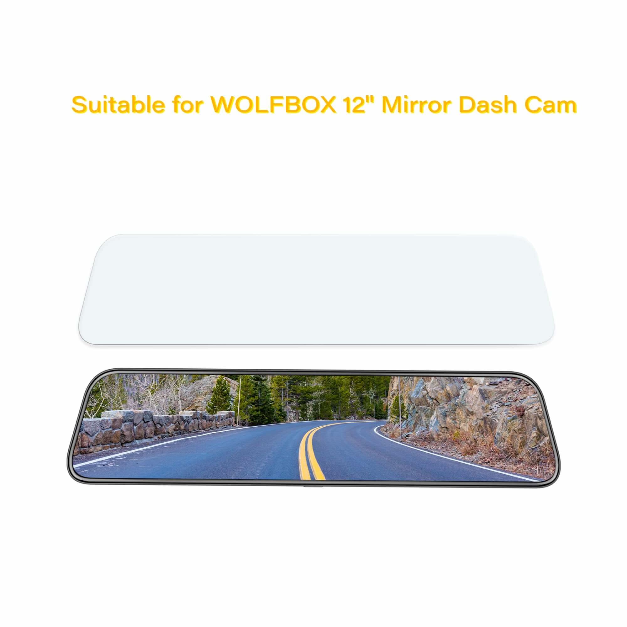 WOLFBOX 12inch Anti-Glare Film for Rear View Mirror Camera - Image 3