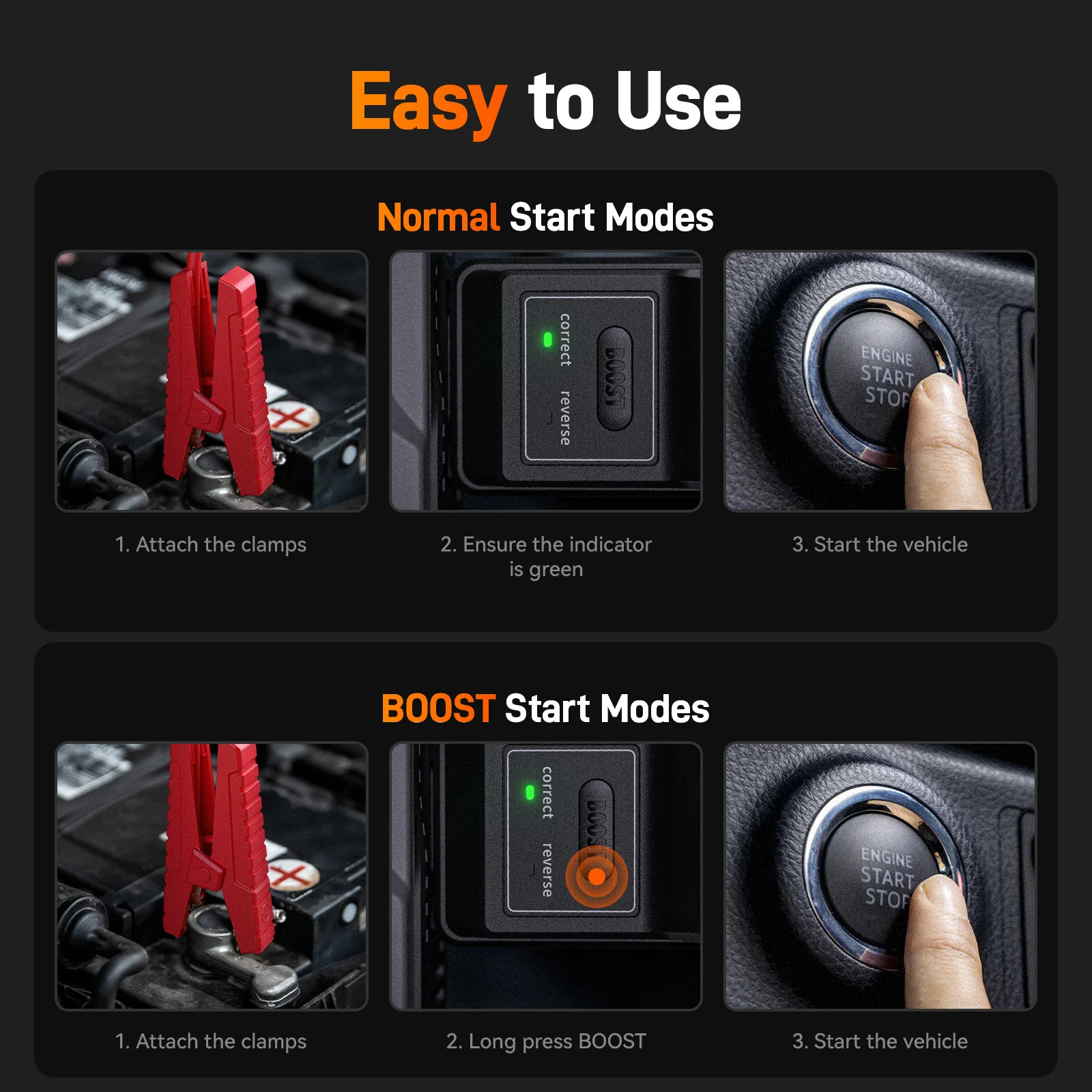 2000A Jump Starter with Air Compressor | WOLFBOX MegaVolt 10Air - Image 10