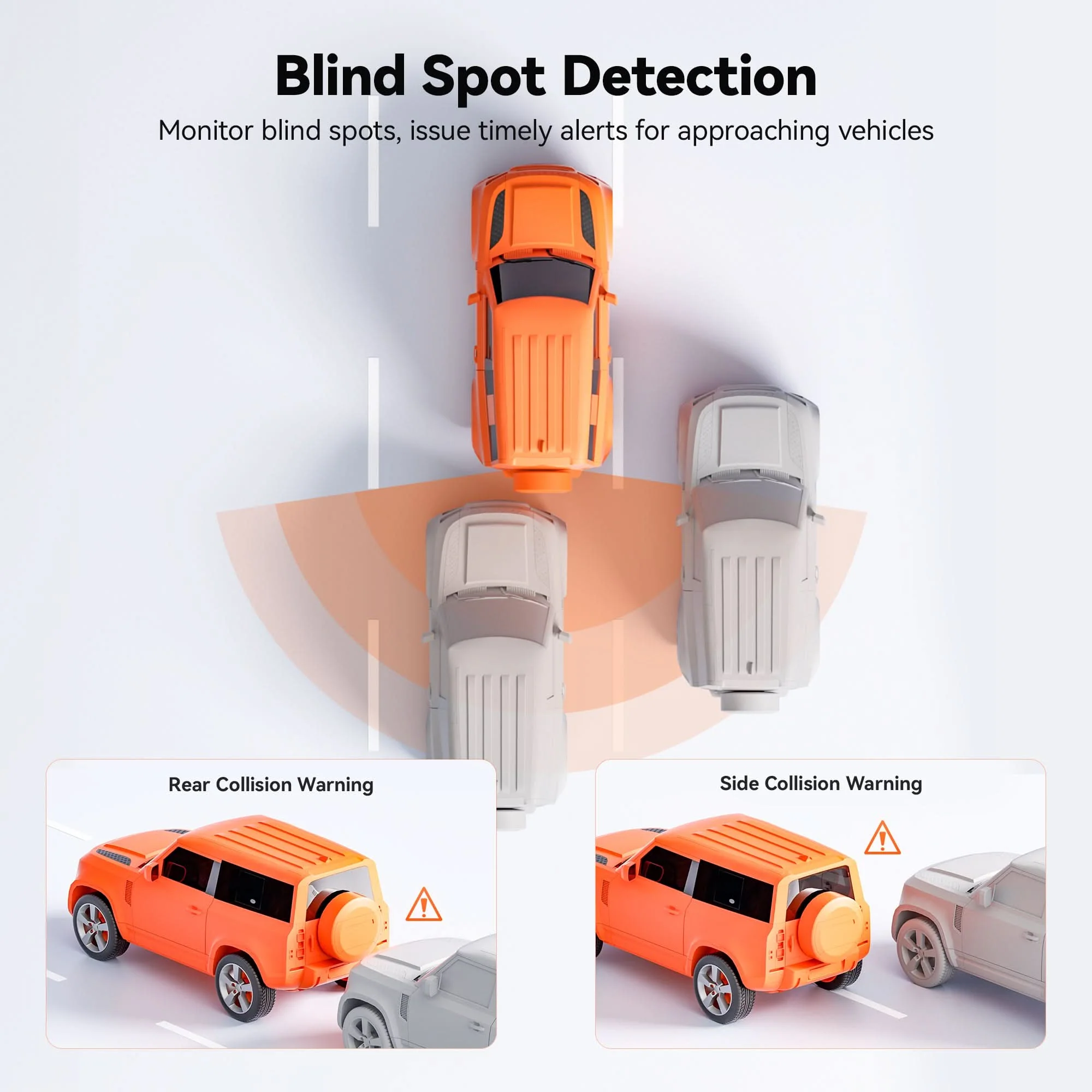 WOLFBOX G850Pro 4K Wifi ADAS Front and Rear Mirror Dash Cam - Image 3