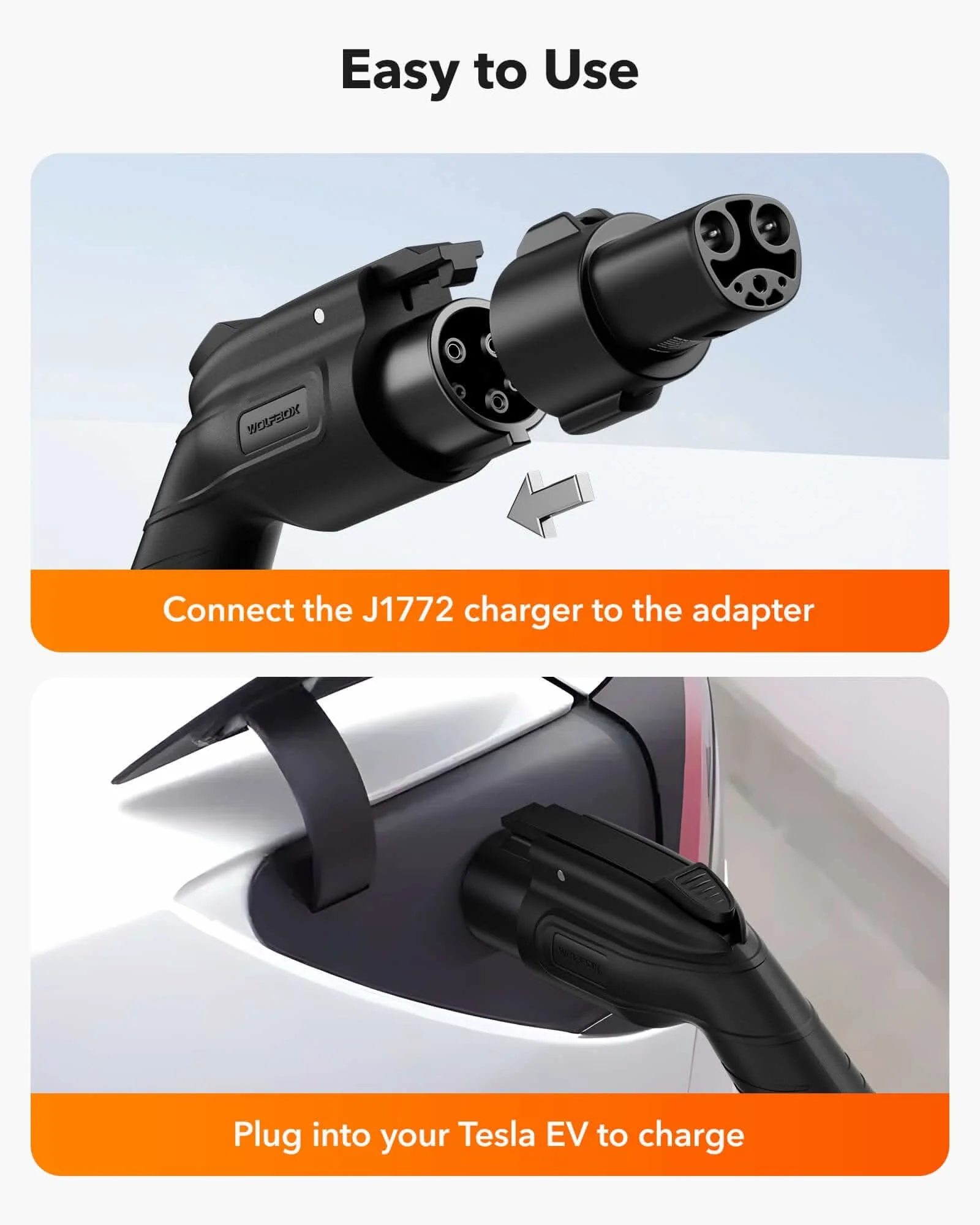 WOLFBOX J1772 to Tesla Charger Adapter - Image 6