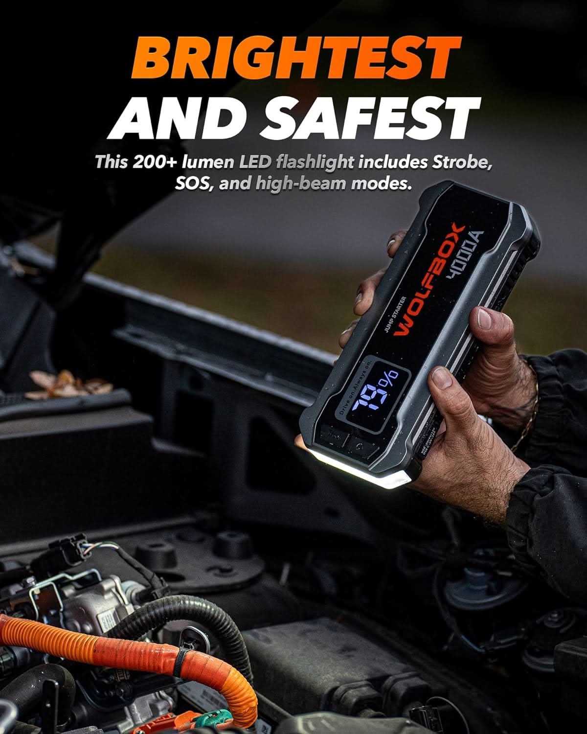 WOLFBOX MegaVolt24 4000A Jump Starter - Image 5