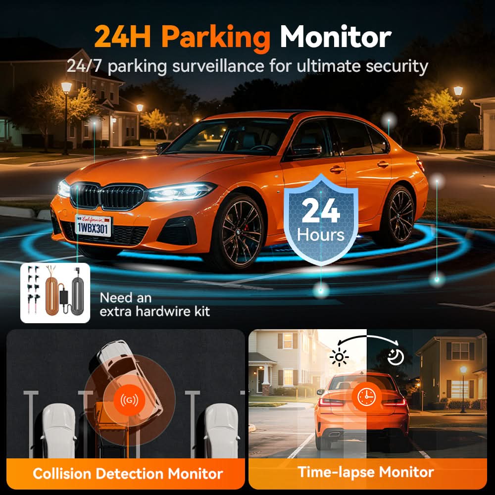 WOLFBOX X3 2.5K 60FPS STARVIS 2 IMX675 with ADAS  Mini Dash Cam - Image 8